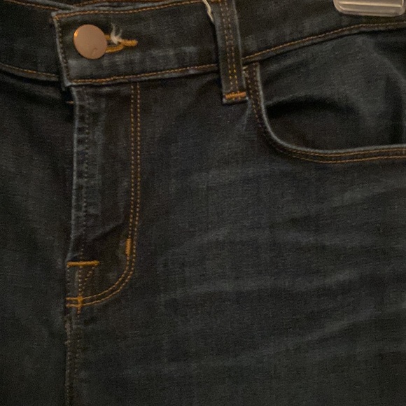 JBRAND Premium Denim Mazzaro Super Skinny Dark Wash Ankle Crop Jeans W28 - Picture 6 of 10